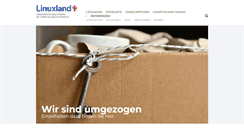 Desktop Screenshot of linuxland.de