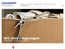 Tablet Screenshot of linuxland.de